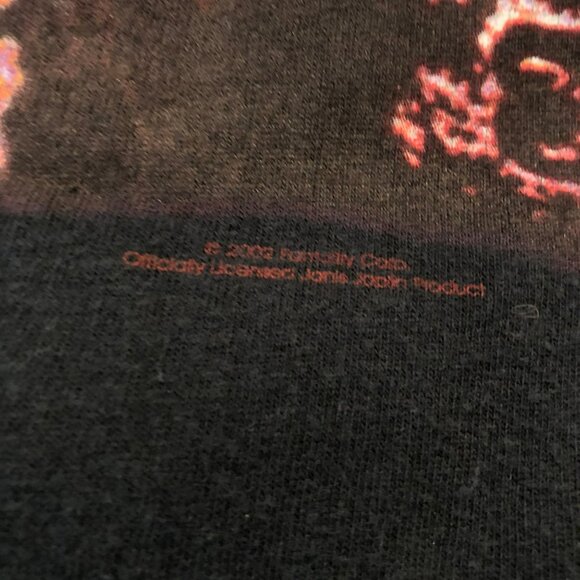 Vintage Janis Joplin Anvil T-Shirt L Black Y2K Officially Licensed Product - Picture 4 of 8